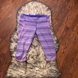 LULULEMON Run Top Speed Crop Leggings Sz 12